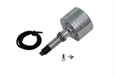 XL and Side Valve Auto Advance Distributor Assembly Chrome - V-Twin Mfg.