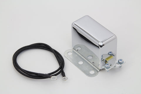 Chrome Look-A-Like 12 Volt 2-Brush Relay - V-Twin Mfg.
