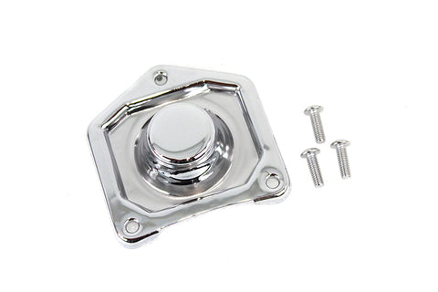 Solenoid End Cover Chrome - V-Twin Mfg.