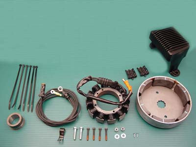 Alternator Charging System Kit 38 Amp - V-Twin Mfg.