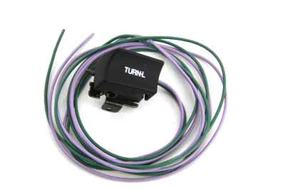 Black Handlebar Left Turn Signal Switch - V-Twin Mfg.