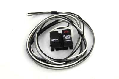 Black Engine Stop-Start Switch - V-Twin Mfg.
