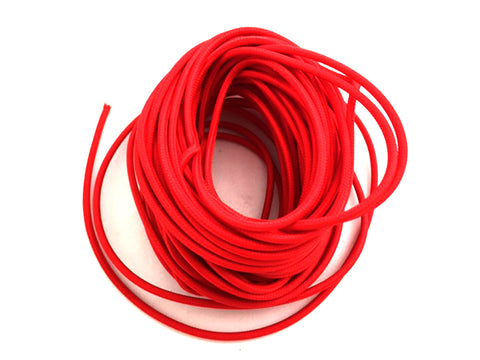 Pure Red 25' Braided Wire - V-Twin Mfg.