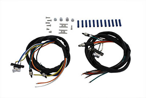 Handlebar Wiring Harness and Chrome Switch Assembly - V-Twin Mfg.