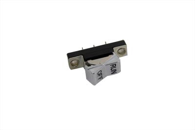 Handlebar Rocker Switch Run-Off Chrome - V-Twin Mfg.