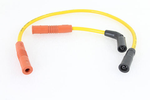 Accel 8mm S/S Spiral Core Ignition Wire Set Yellow - V-Twin Mfg.