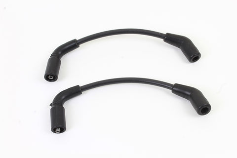 Accel 8mm S/S Spiral Core Ignition Wire Set Black - V-Twin Mfg.