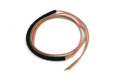 Tail Lamp Wiring Cotton Braided - V-Twin Mfg.