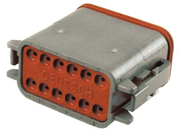 Deutsch Sealed 12 Wire Connector Component - V-Twin Mfg.