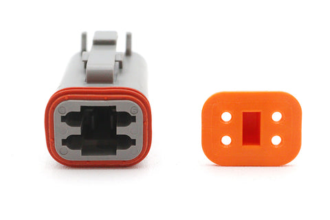 Deutsch Sealed 4 Wire Connector Component - V-Twin Mfg.
