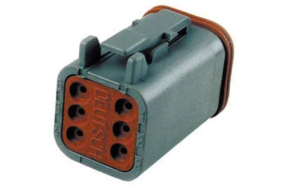 Deutsch Sealed 6 Wire Connector Component - V-Twin Mfg.