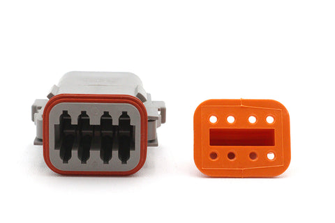 Deutsch Sealed 8 Wire Connector Component - V-Twin Mfg.