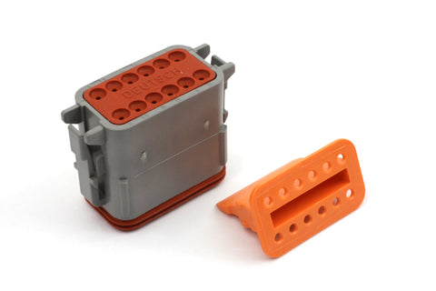 Deutsch Sealed 12 Wire Connector Component - V-Twin Mfg.