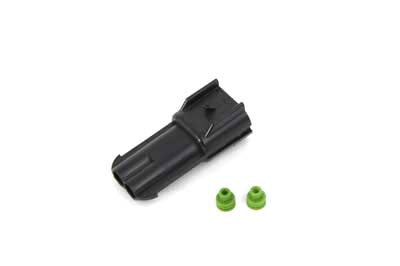 Wire Terminal 2 Wire Male Connector - V-Twin Mfg.
