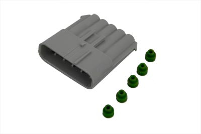 Wire Terminal 5 Wire Male Connector - V-Twin Mfg.