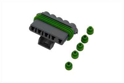 Wire Terminal 5 Wire Female Connector - V-Twin Mfg.