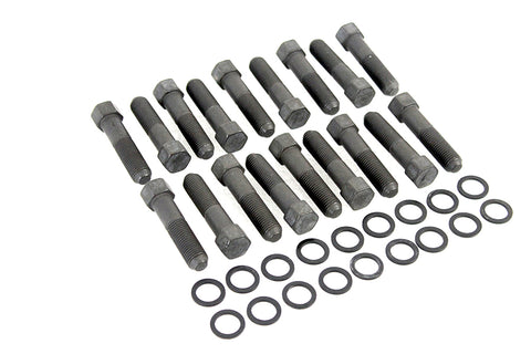 Parkerized Head Bolt and Washer Set - V-Twin Mfg.