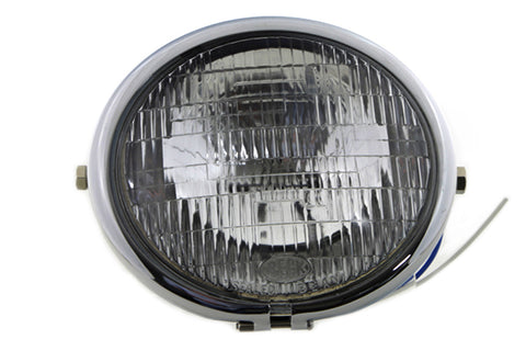 5-3/4 inch Round Headlamp Assembly - V-Twin Mfg.