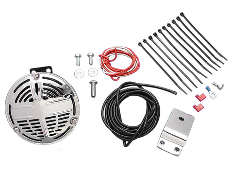 Classic 12V Horn Kit with Bracket - V-Twin Mfg.