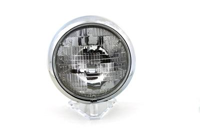 6 Volt 7 inch Round Sealed Beam Headlamp Assembly - V-Twin Mfg.