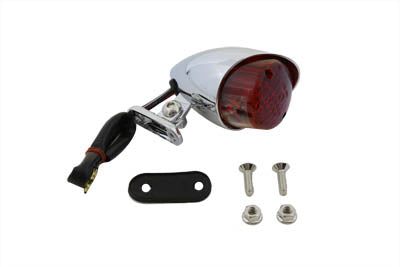 Chrome Bullet Style Tail Lamp - V-Twin Mfg.