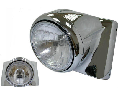 Chrome 7 inch Headlamp Cowl Kit - V-Twin Mfg.