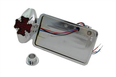 Maltese LED Tail Lamp Kit Chrome - V-Twin Mfg.