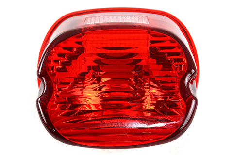 Tail Lamp Lens Laydown Style Red - V-Twin Mfg.