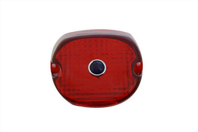 Tail Lamp Lens Laydown Style Red - V-Twin Mfg.