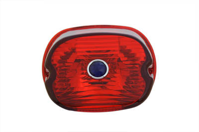 Tail Lamp Lens Laydown Style Red - V-Twin Mfg.