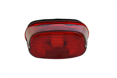 Tail Lamp Lens Laydown Style Red - V-Twin Mfg.