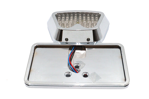Chrome Fender Mount LED Tail Lamp Zoid Type - V-Twin Mfg.