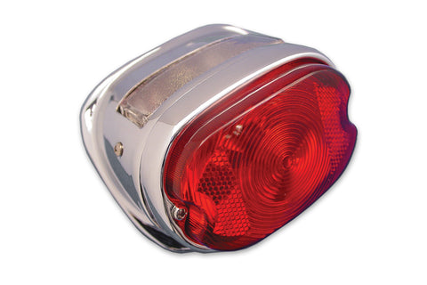 Stock Type Chrome Oval Tail Lamp - V-Twin Mfg.