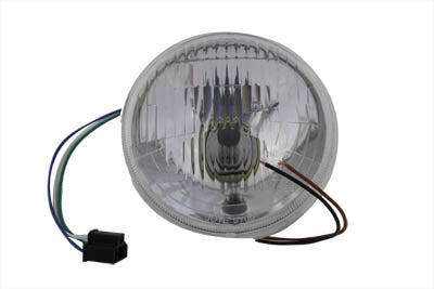 Bates 5-3/4 inch Round Headlamp Unit - V-Twin Mfg.