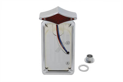 Chrome Diamond LED Vertical Tail Lamp Assembly - V-Twin Mfg.