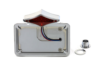 Chrome Diamond LED Horizontal Tail Lamp Assembly - V-Twin Mfg.