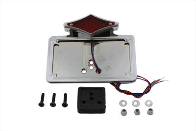 Chrome Diamond LED Fender Mount Tail Lamp Assembly - V-Twin Mfg.