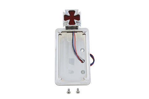 Maltese LED Vertical Tail Lamp and License Plate Mount - V-Twin Mfg.