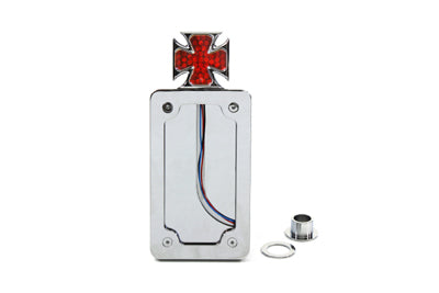 Chrome Billet Side Mount Tail Lamp Kit - V-Twin Mfg.