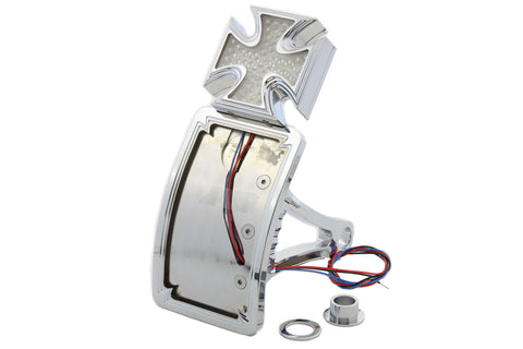 Red Baron Curved Vertical Tail Lamp - V-Twin Mfg.