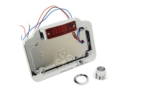 Chrome Plain Style Tail Lamp Assembly - V-Twin Mfg.