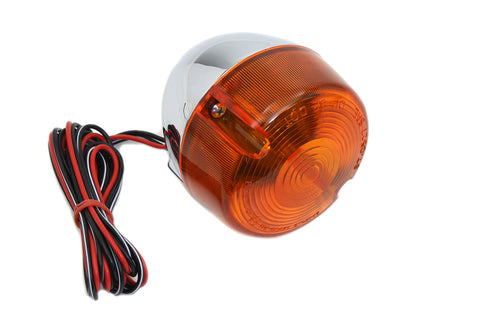 Chrome Turn Signal Assembly Front Right or Left - V-Twin Mfg.