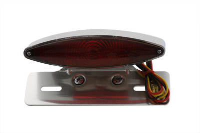 Chrome Snake Eye Fender Mount Tail Lamp Kit - V-Twin Mfg.