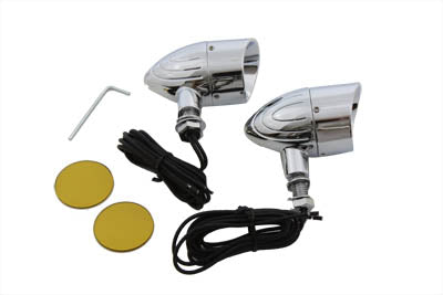 Bullet Grooved Type Marker Lamp Set - V-Twin Mfg.