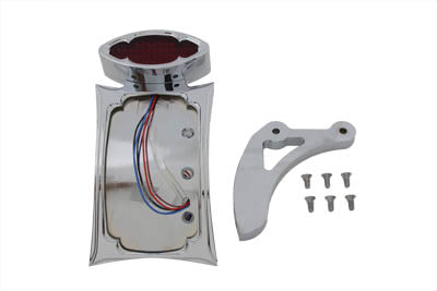 Chrome Curved Odin Style Tail Lamp Kit - V-Twin Mfg.