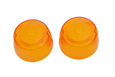 Turn Signal Lens Set Stock Style Amber - V-Twin Mfg.