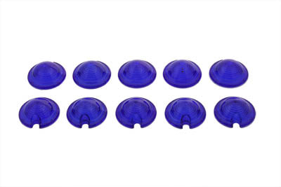 Bullet Style Marker Lamp Blue Lens - V-Twin Mfg.