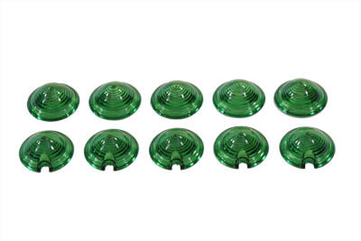 Bullet Style Marker Lamp Green Lens - V-Twin Mfg.