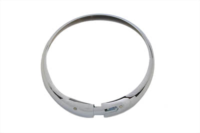 7 inch Headlamp Chrome Outer Rim - V-Twin Mfg.