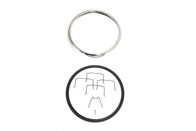 7 inch Headlamp Chrome Outer Rim - V-Twin Mfg.